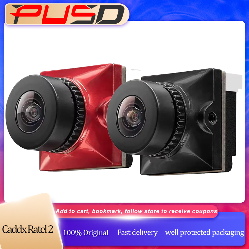Fpv Drone Camera - CADDX Ratel 2 StarlightナイトビジョンFPVカメラ、1200TVL 2.1mmレンズ 4.5-36Vマイクロカメラ