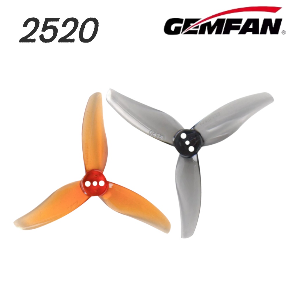 Fpv Drone Motor - 4ペア Gemfan Hurricane 2520 2.5X2X3 3ブレードPCプロペラ