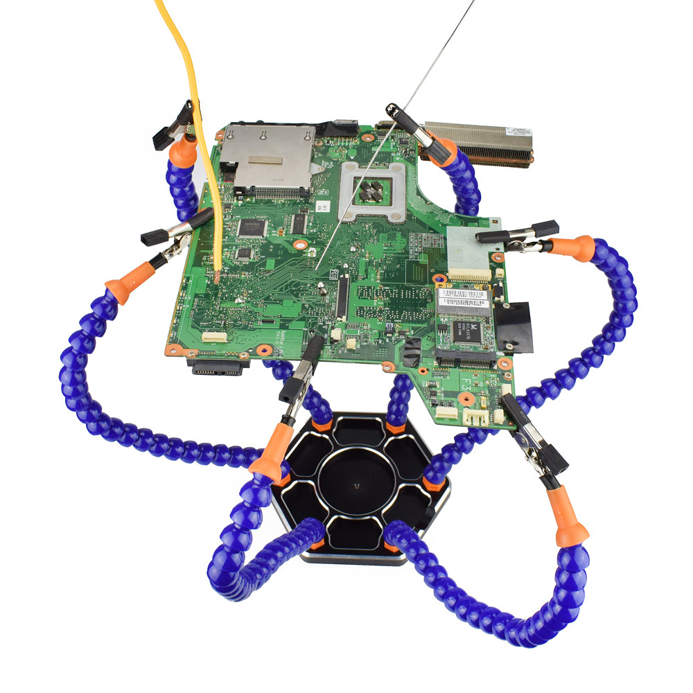 Fpv Drone Flight Controller - 6爪アルミニウム合金溶接ステーションFPVドローンXT60フライトコントローラーRCはんだ付けツール