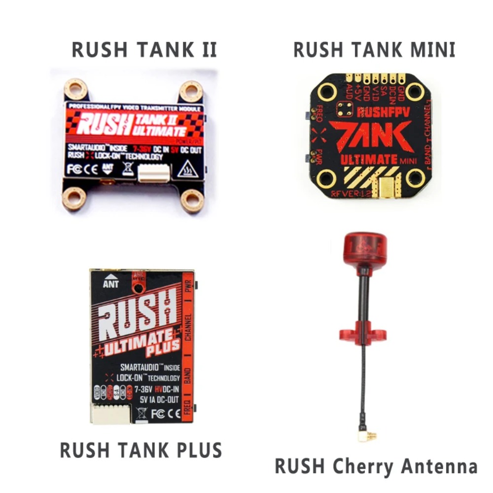 Fpv Drone Transmitter - RUSH TANK Ultimate II/Mini/PLUS/solo VTX 5.8GHz