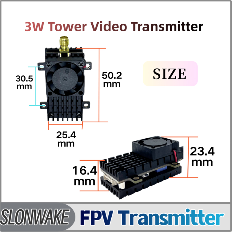 Fpv Drone Frame - SLONWAKE 5.8G 3000mW シミュレーション VTX FPV