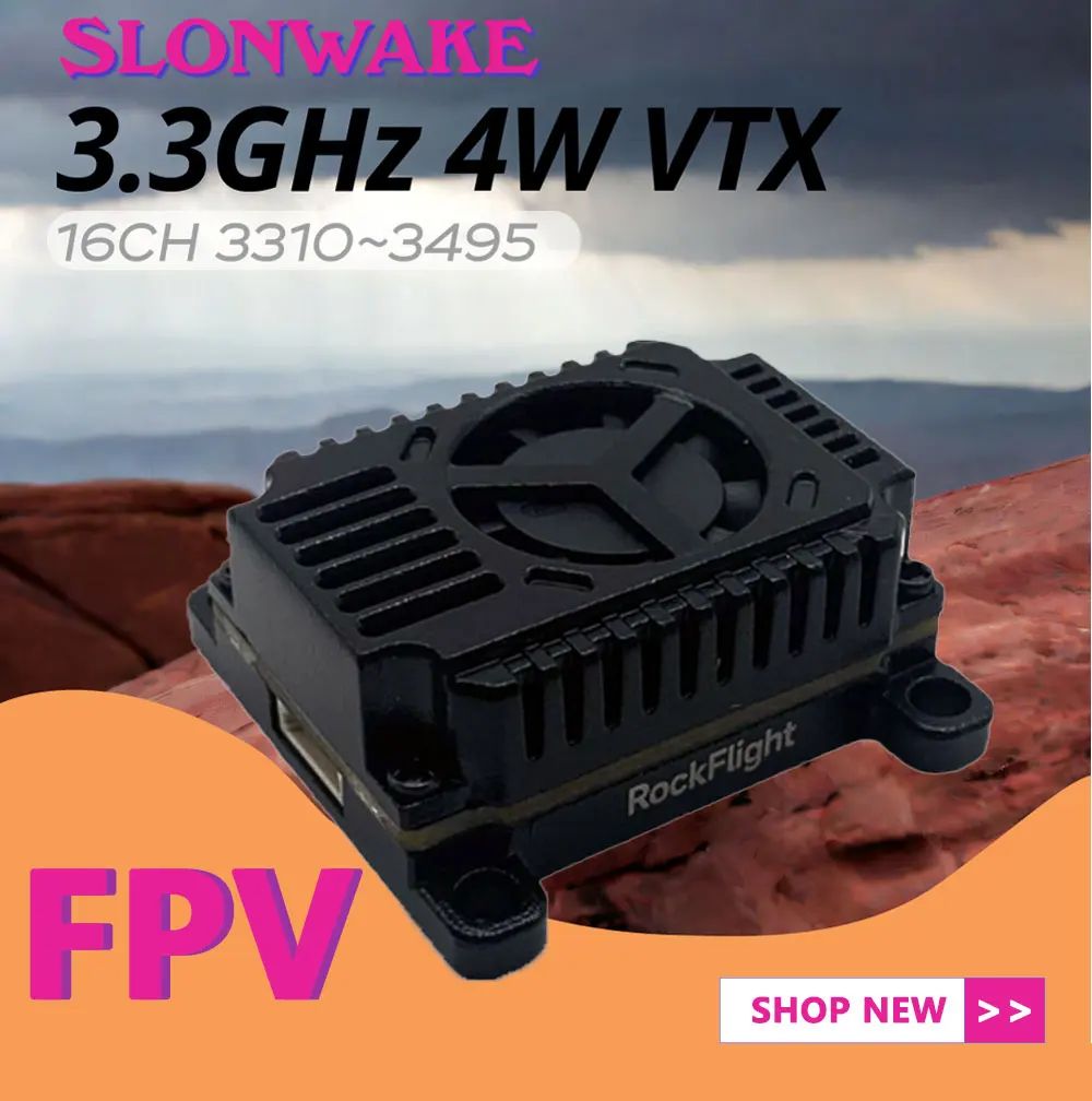 SLONWAKE FPV 3.3G 16CH 4000mW  - Fpv Drone Transmitter のレビューと価格