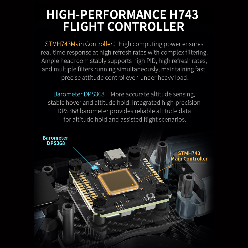 Axisflying H743 PRO フライトコントローラ - Fpv Drone Flight Controller のレビューと価格
