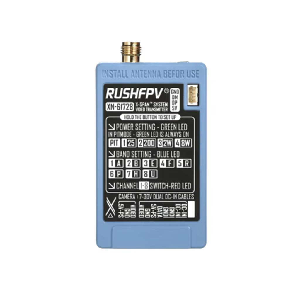 RUSHFPV 6.1‑7.2G 8W X61728 VTX - Fpv Drone Transmitter のレビューと価格