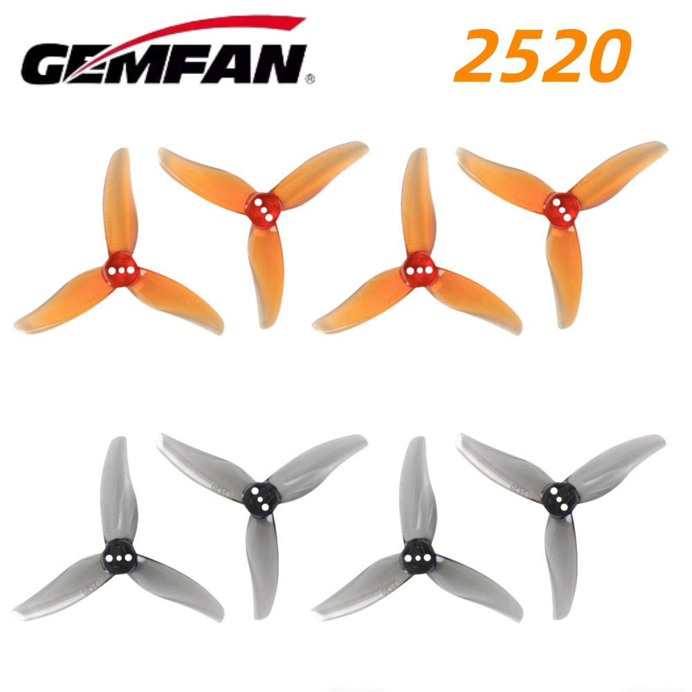 4ペア Gemfan Hurricane 2520 2.5X - Fpv Drone Propeller のレビューと価格