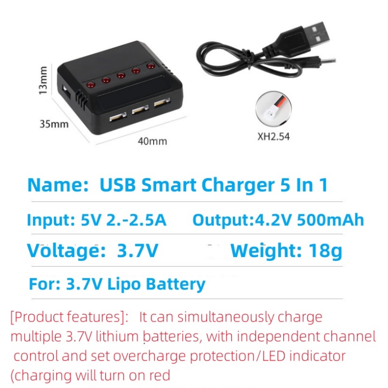 Syma X5HW X5HC X5C X5SW 3.7V 5 - Fpv Drone Charger のレビューと価格