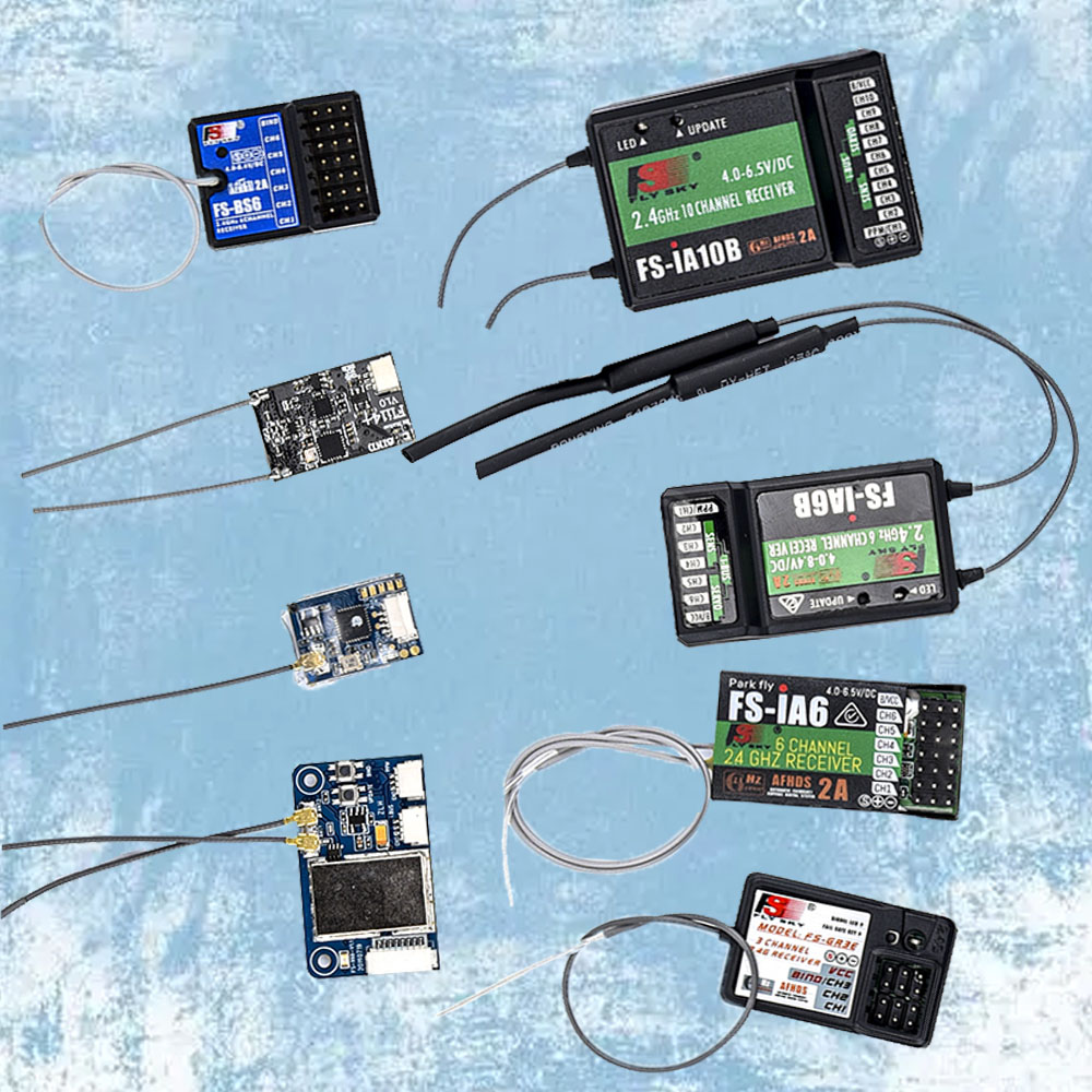 Flysky RC レシーバー FS-IA6 IA6B IA - Fpv Drone Battery のレビューと価格