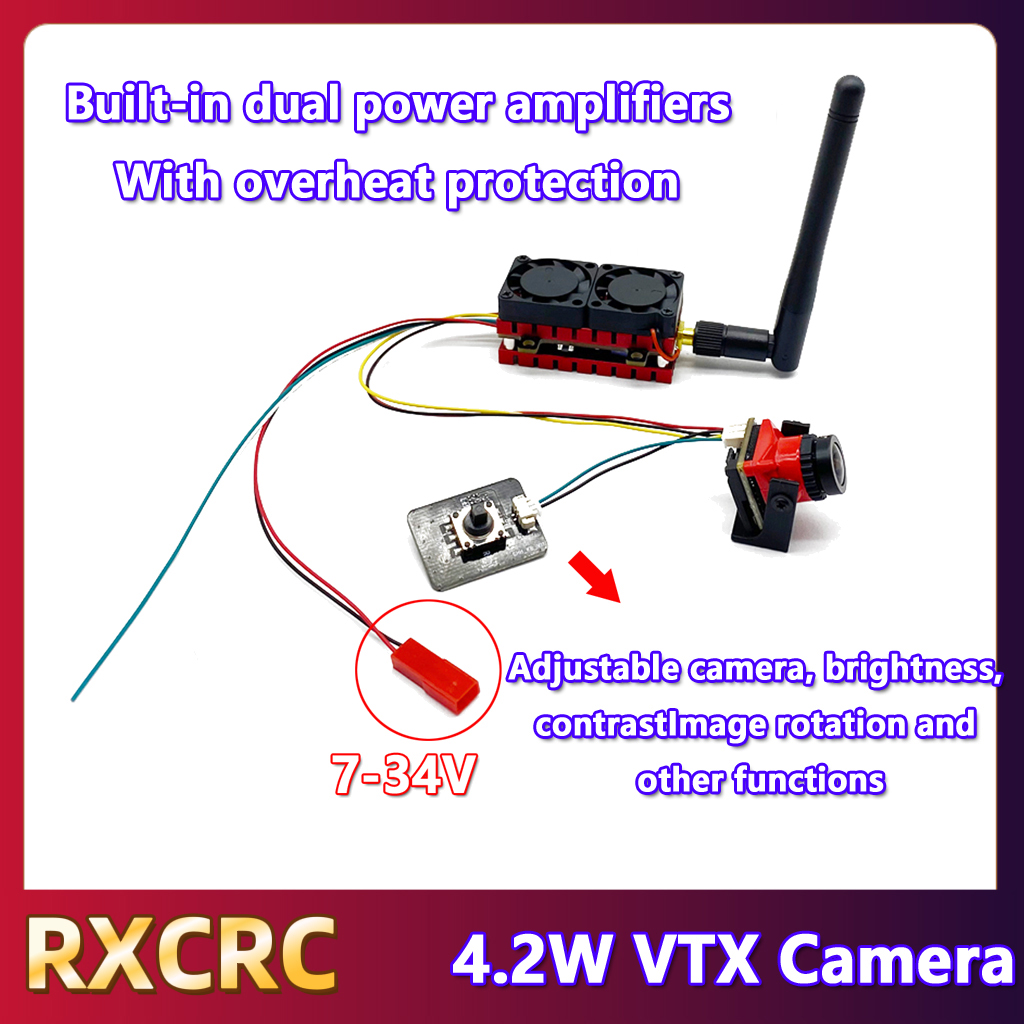 RXCRC 5.8G 48CH 4.2WハイパワーVTX送信 - Fpv Drone Transmitter のレビューと価格