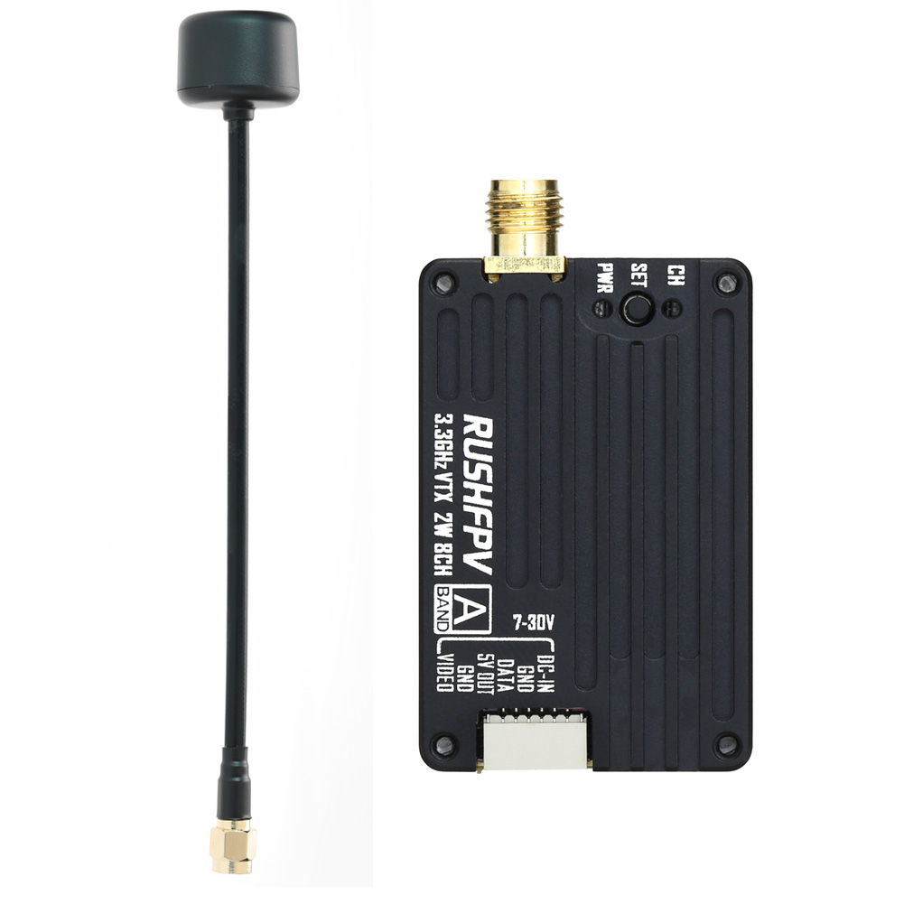 RUSHFPV 3.3G 2W VTX送信機 FPV送信機受 - Fpv Drone Antenna のレビューと価格