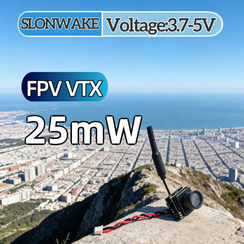 SLONWAKE FPV 25mW パワーシミュレーション  - Fpv Drone Transmitter のレビューと価格