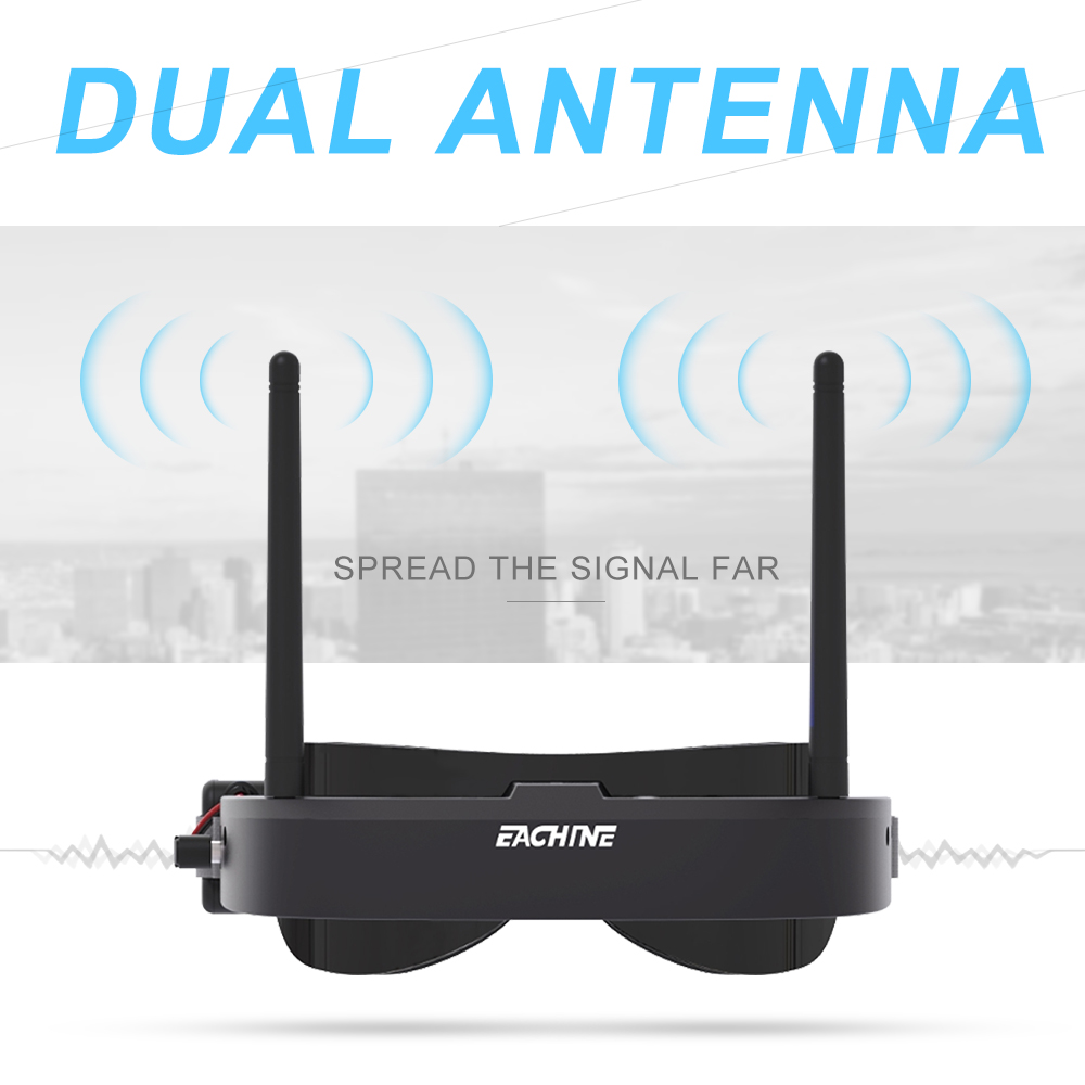 Eachine EV100 720*540 5.8 グラム  - Fpv Drone Goggles のレビューと価格