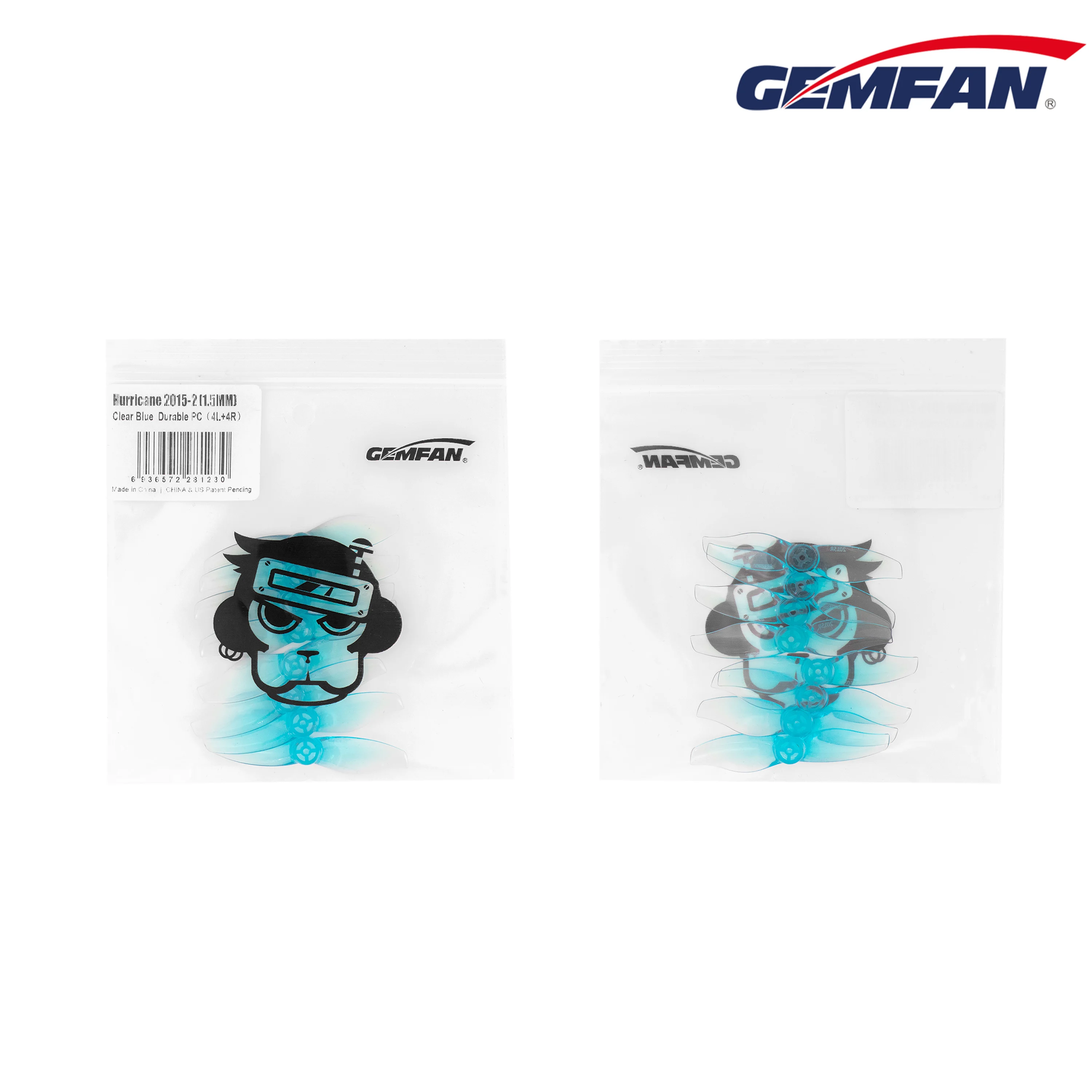 新しい 4 ペア GEMFAN 2015 ハリケーン 2X1 - Fpv Drone Propeller のレビューと価格
