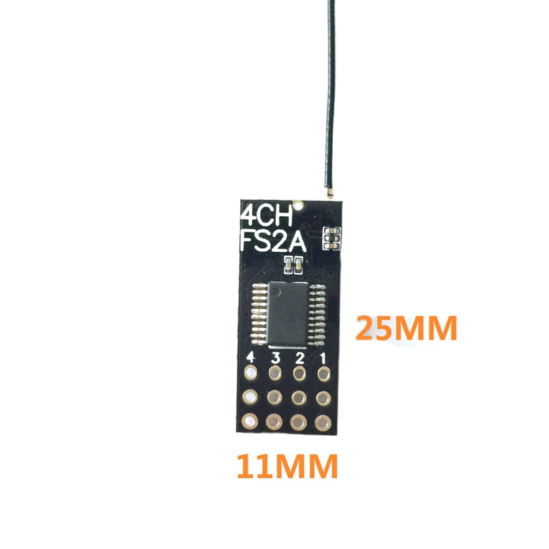Flysky FS2A ミニレシーバー 4CH AFHDS  - Fpv Drone Battery のレビューと価格
