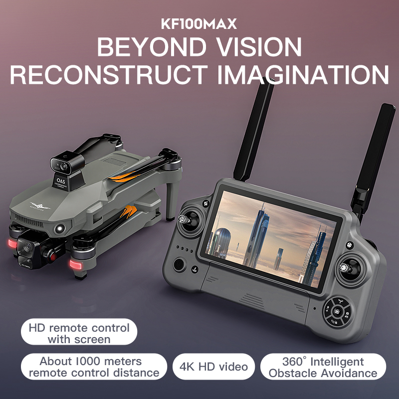 KF100 MAX GPSドローン 4Kカメラ 3軸ジンバル - Fpv Drone Charger のレビューと価格