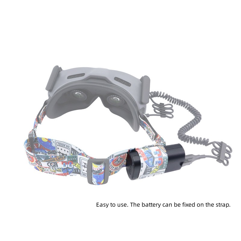 ジゴーグル用の伸縮性ストラップ付きヘッドバンド、2/fpvメ - Fpv Drone Goggles のレビューと価格