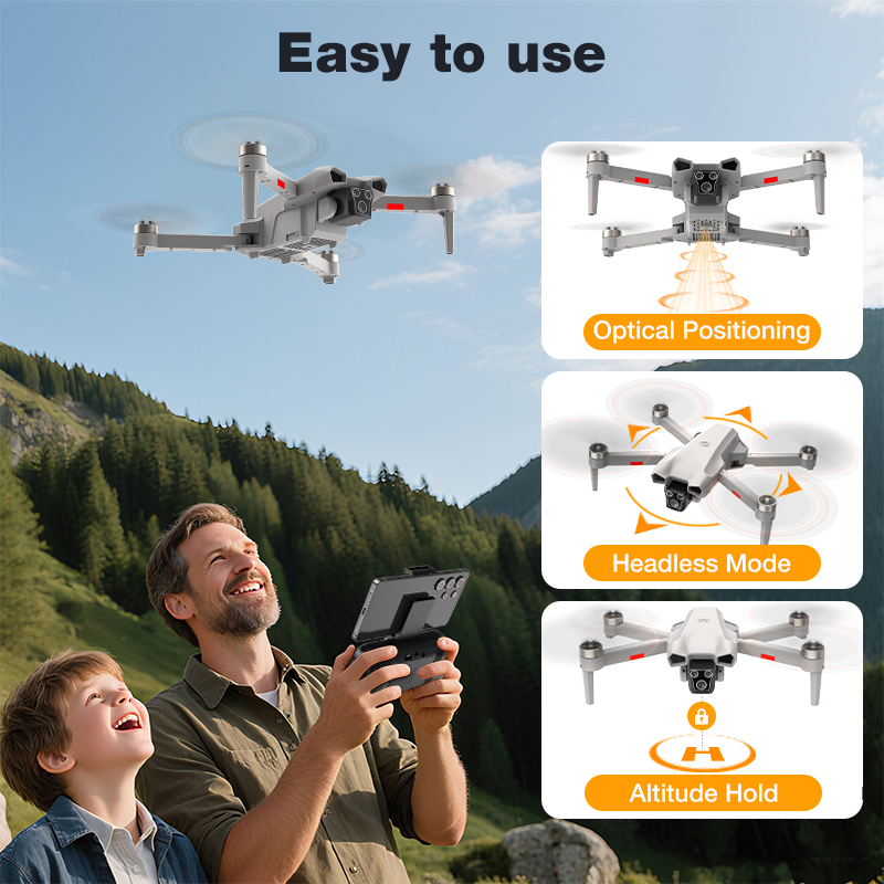 新型ホットL017プロドローン ブラシレス 3Dロール 36 - Fpv Drone Charger のレビューと価格