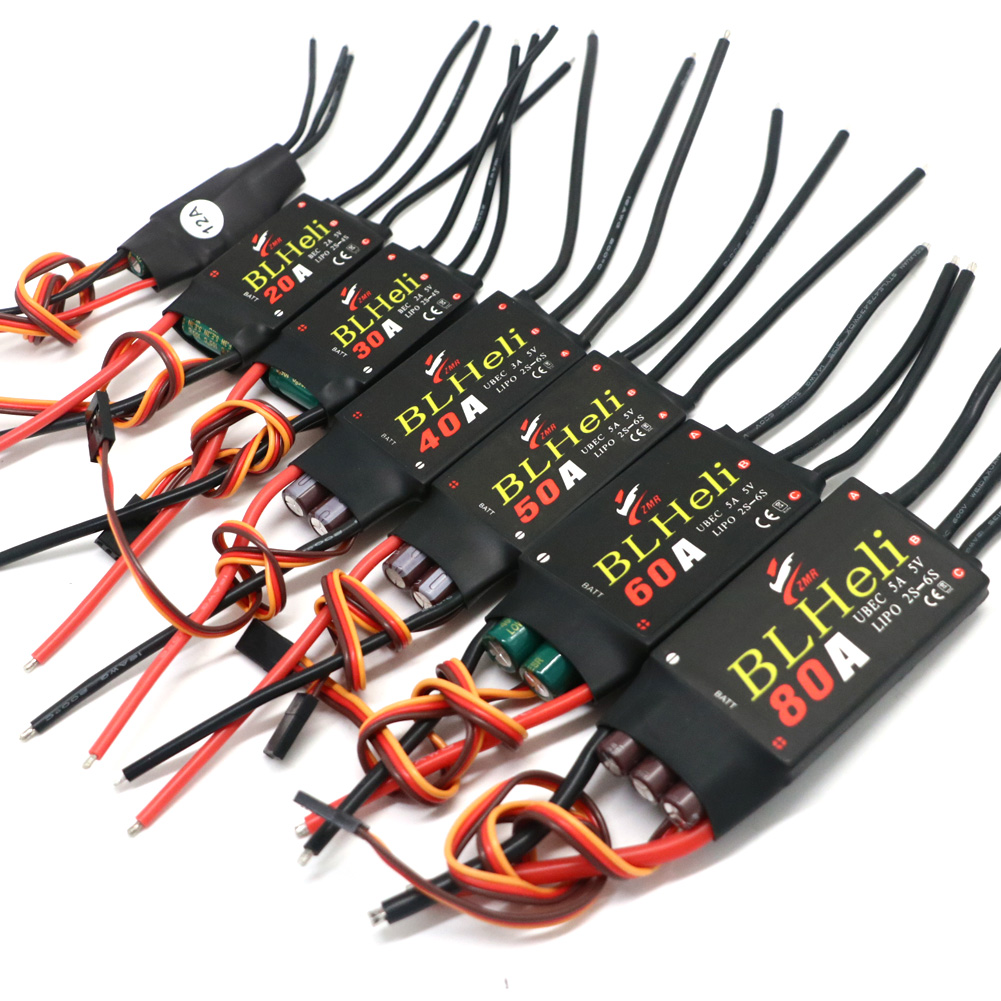 BLHeliブラシレスESC 80A 12A 20A 30A - Fpv Drone Battery のレビューと価格